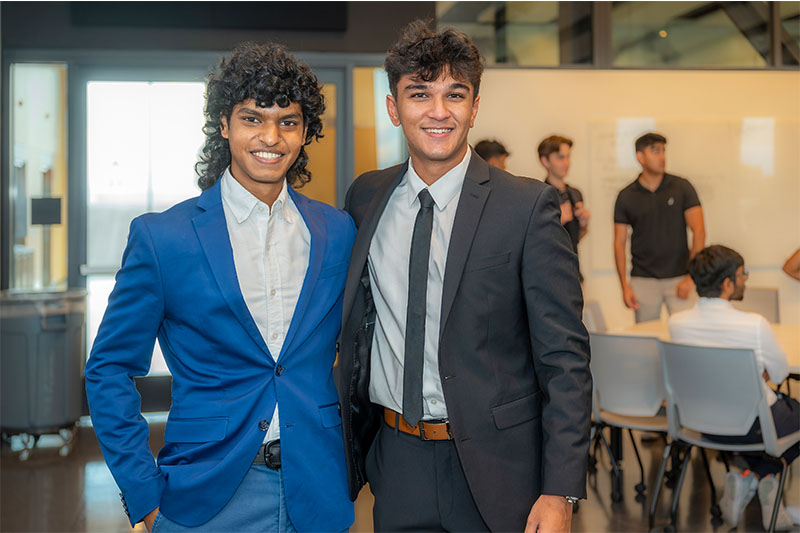 Students at Disruption Lab Kickoff